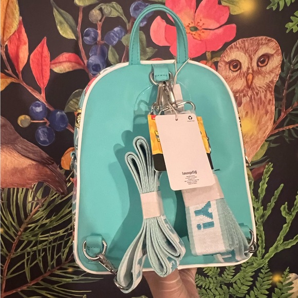 Nickelodeon Loungefly SpongeBob Bag Blue CrossBody SquarePants Adjustable - Picture 4 of 10